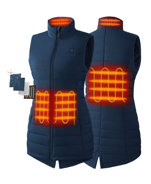 4 Heating Zones: Left & Right Hand Pockets, Mid-Back, Collar ,view 2