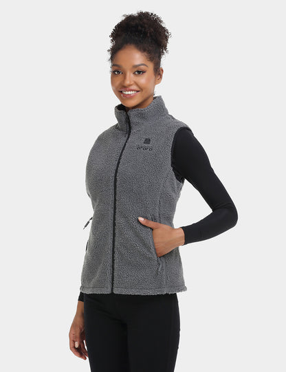 Women's Heated Recycled Fleece Vest