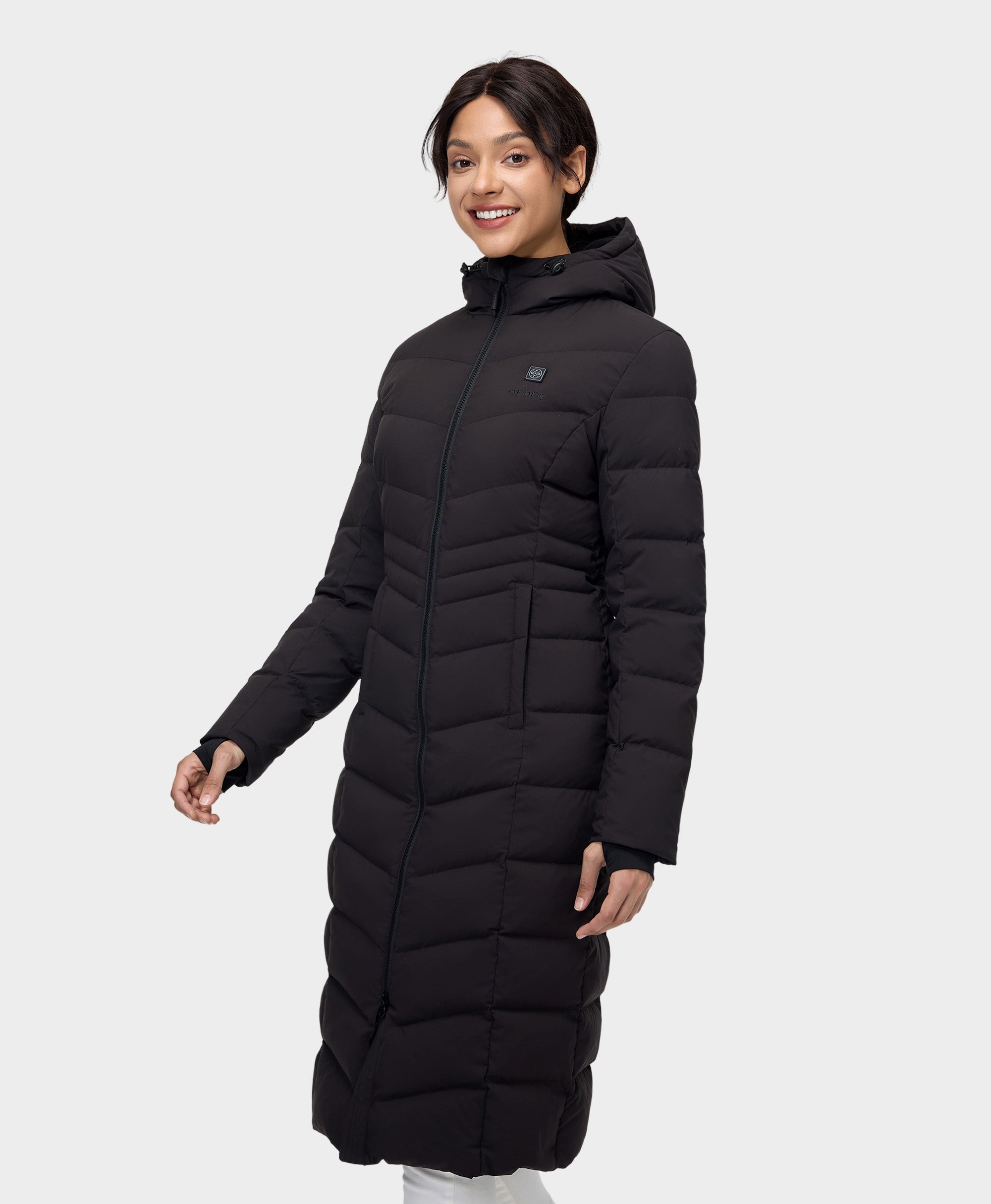 (Open-Box) SOHO Women's Heated Down Parka Jacket, Thumbnail 6