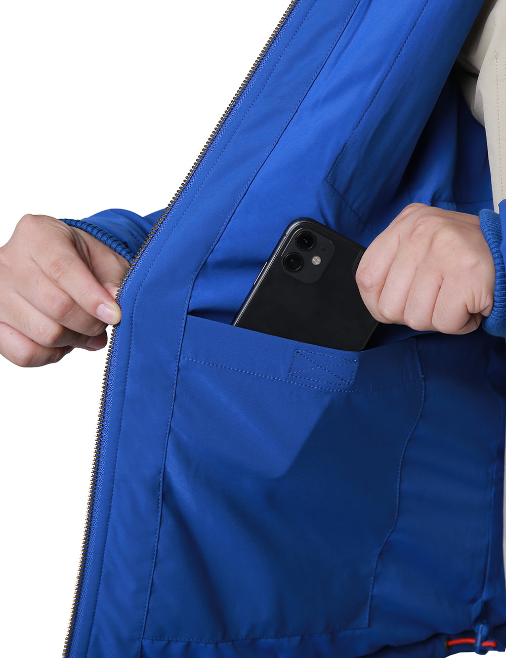 Men's Heated Hooded Jacket, Thumbnail 8