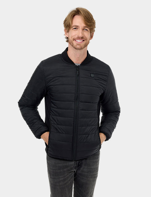 PuffLyte Men's Heated Lightweight Jacket - Black view 1