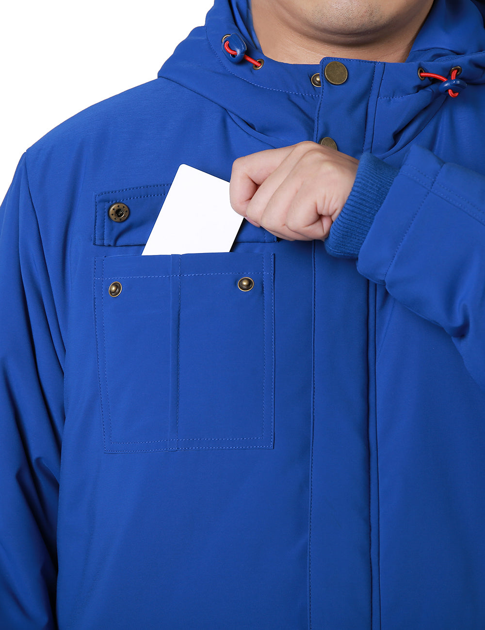 Men's Heated Hooded Jacket, Thumbnail 9