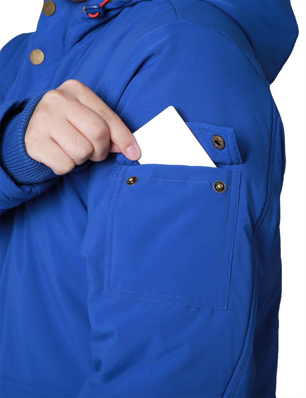Men's Heated Hooded Jacket, Thumbnail 10