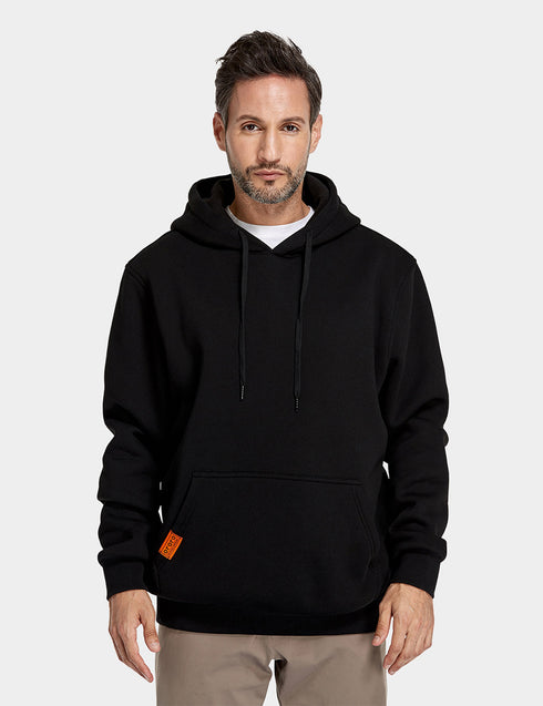 Unisex Heated Pullover Hoodie with Heating on Chests view 1