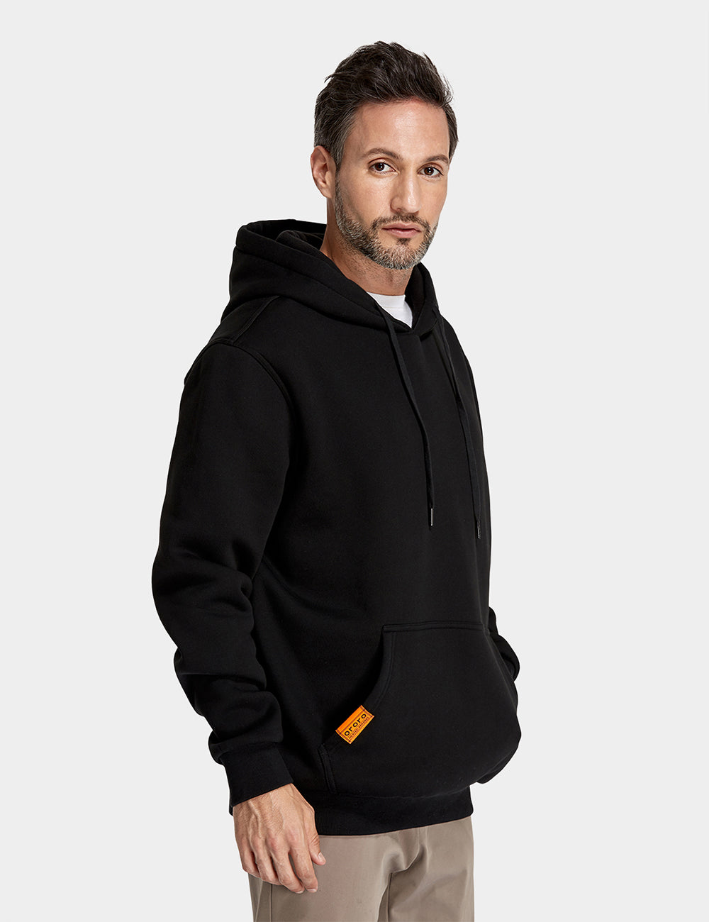 Unisex Heated Pullover Hoodie with Heating on Chests