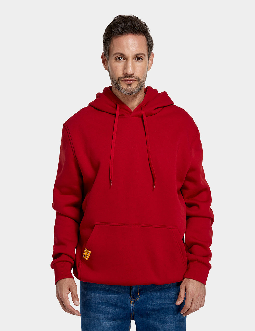 Unisex Heated Pullover Hoodie with Heating on Chests