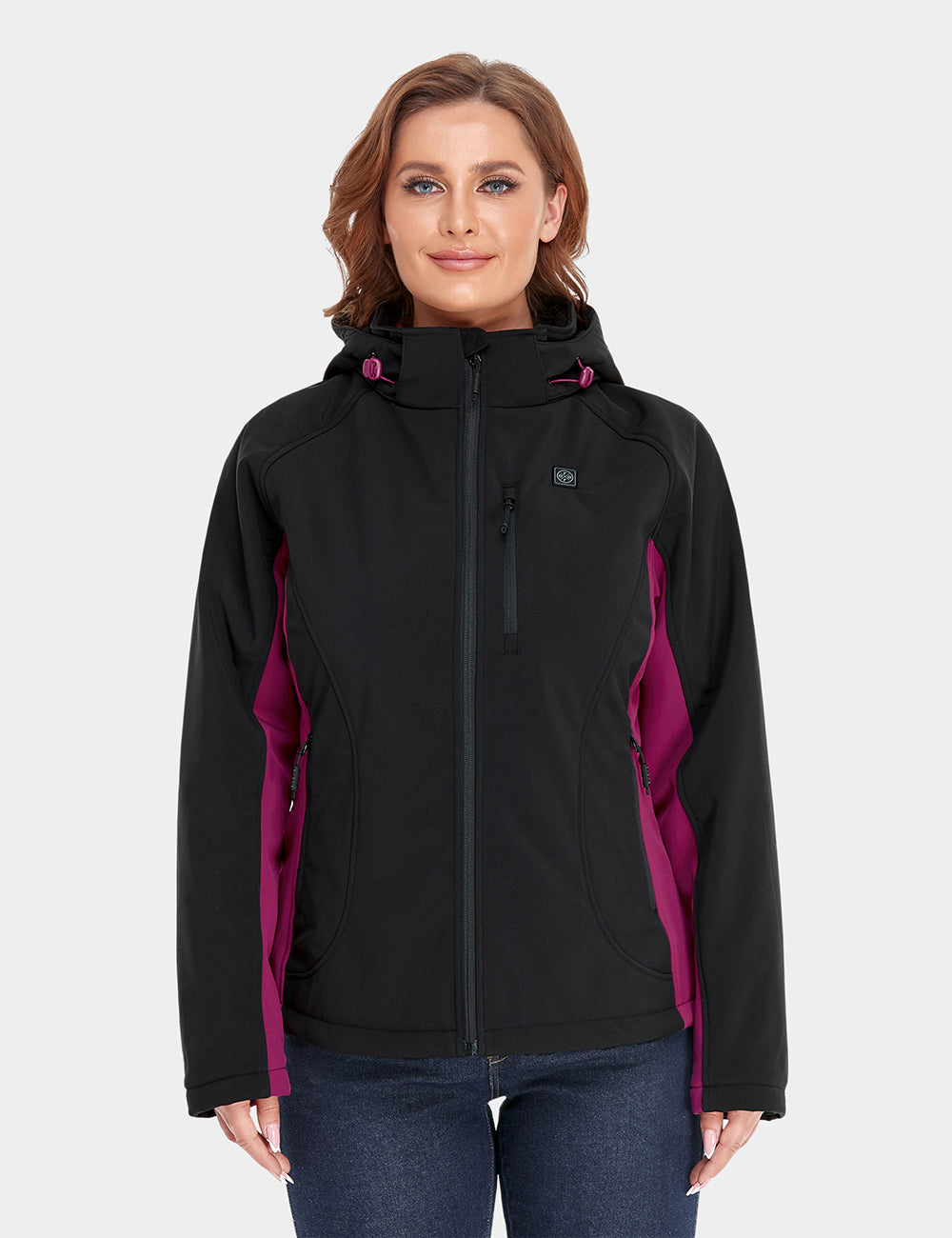 Women's Classic Heated Jacket - Purple & Black