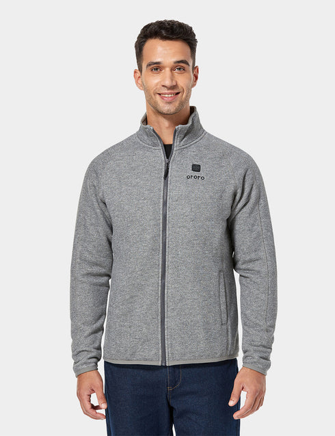 Men's Heated Full-Zip Fleece Jacket view 1