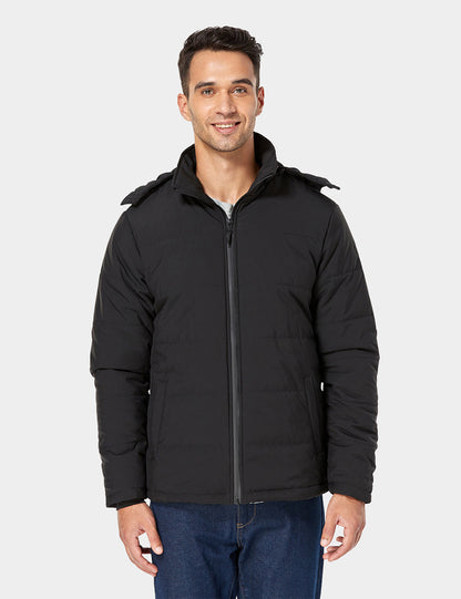 Men's Heated Padded Jacket - Black