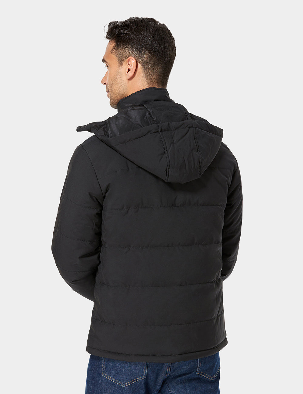 Men's Heated Padded Jacket - Black