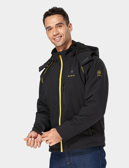 Men's Classic Heated Jacket - Black & Gold