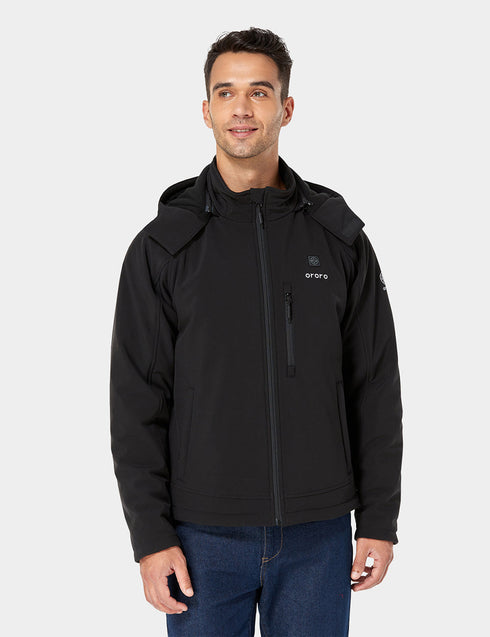 Men's Classic Heated Jacket - Black view 1