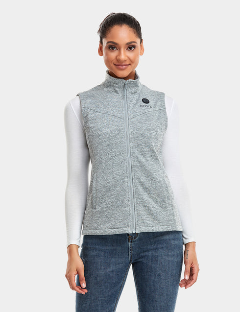 Final Sale - Women's Heated Fleece Gilet ,view 1