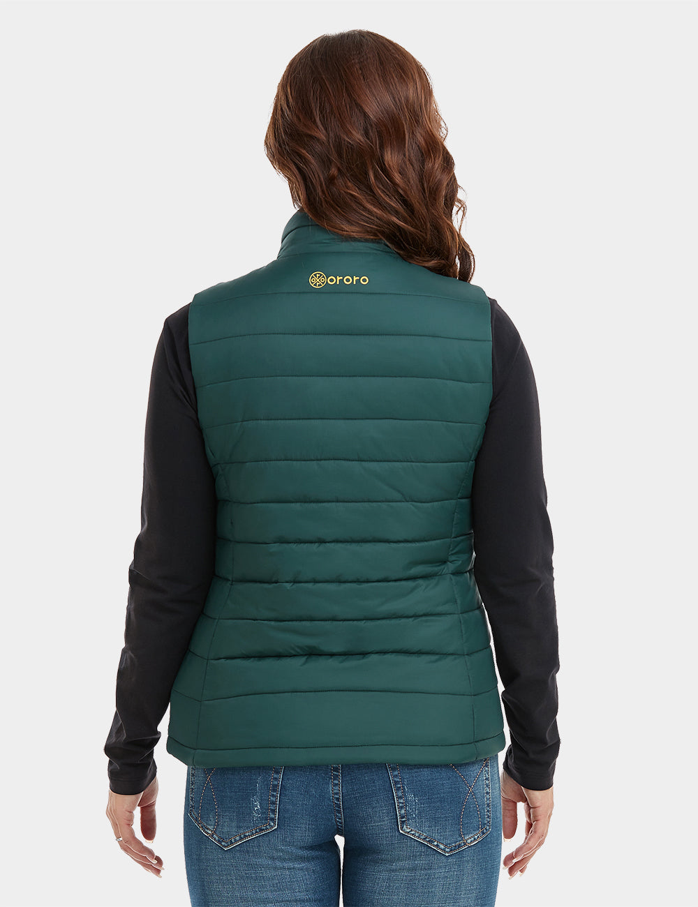 Women's Classic Heated Vest - Green & Gold