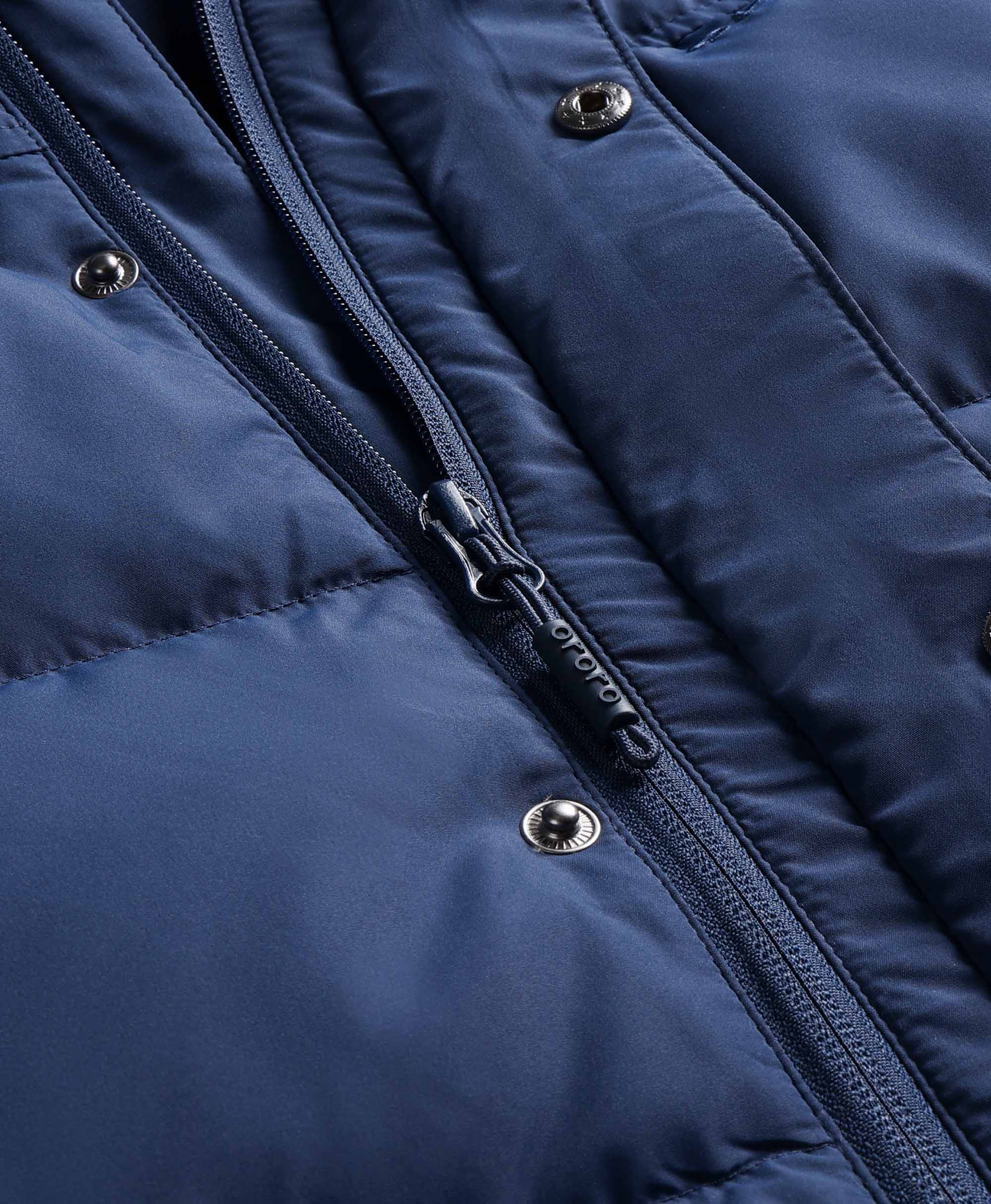 Men's Heated Down Gilet - Black / Blue, Thumbnail 25