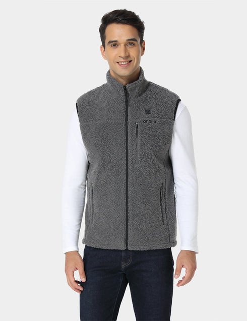 Men's Heated REPREVE? Recycled Fleece Vest view 1