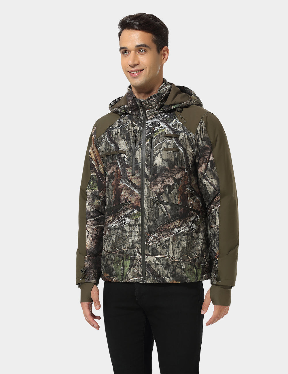 Heated Hunting Jacket with Detachable Hood