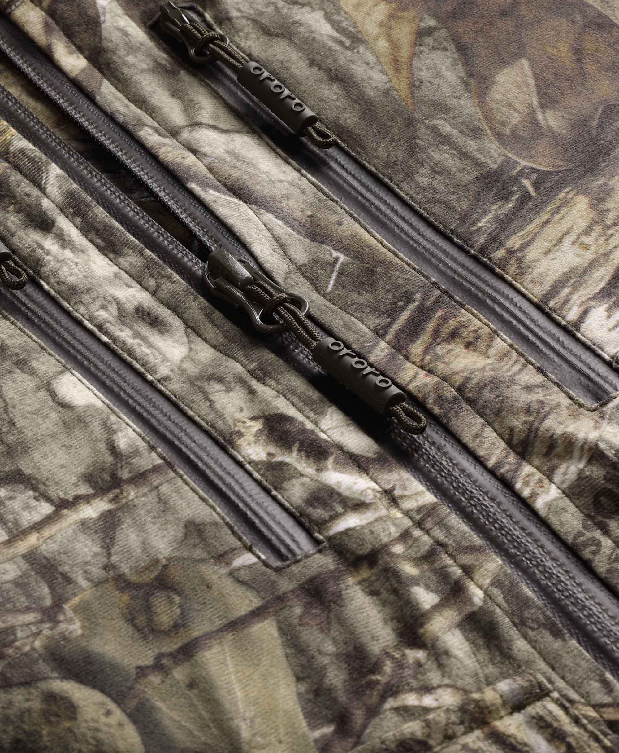 Women's Heated Hunting Jacket - Camouflage, Mossy Oak Country DNA, Thumbnail 7